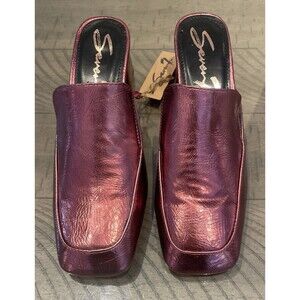 7 SEVEN FOR ALL MANKIND mules Y2k platform Slides Sandals Womens 9 Slip On Shoes